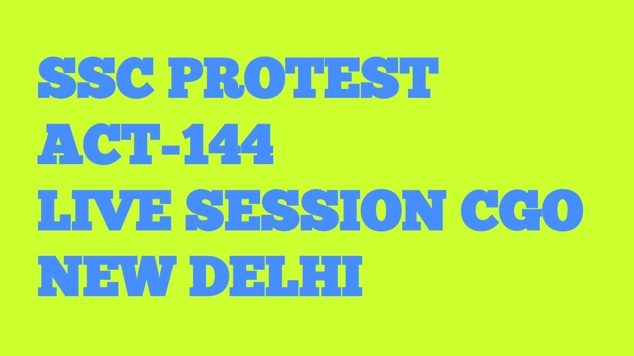 SSC  Protest at cgo complex 27 february  | ssc cgl |ssc mts ...3
