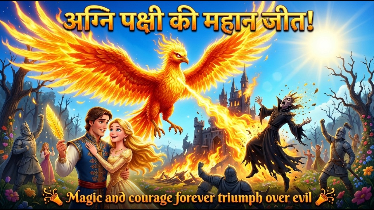 Firebird fairy tale in Hindi | Animated Fairy tale and Bedtime stories