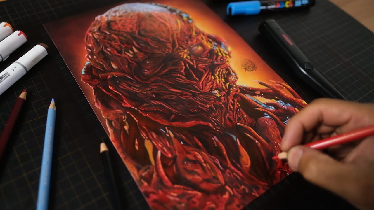 Como Desenhar o VECNA - STRANGER THINGS