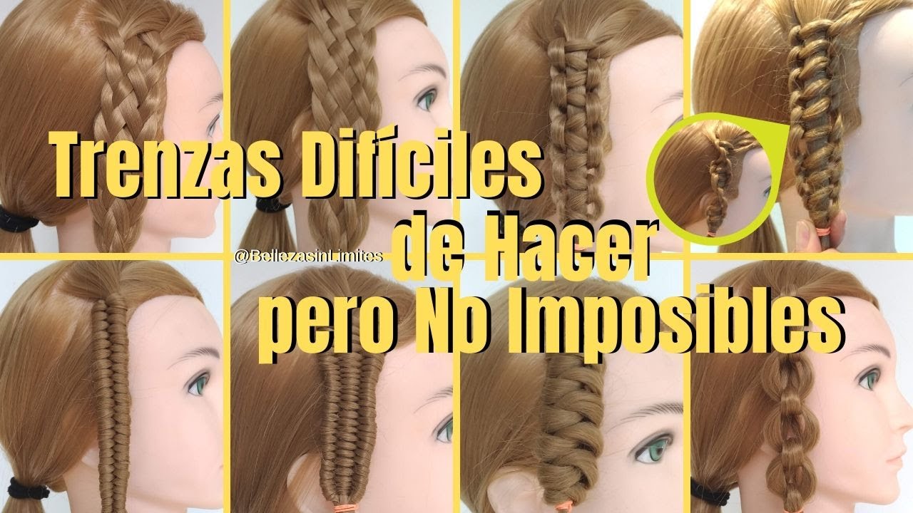 Tipos de Trenzas Difíciles de Hacer pero No Imposibles