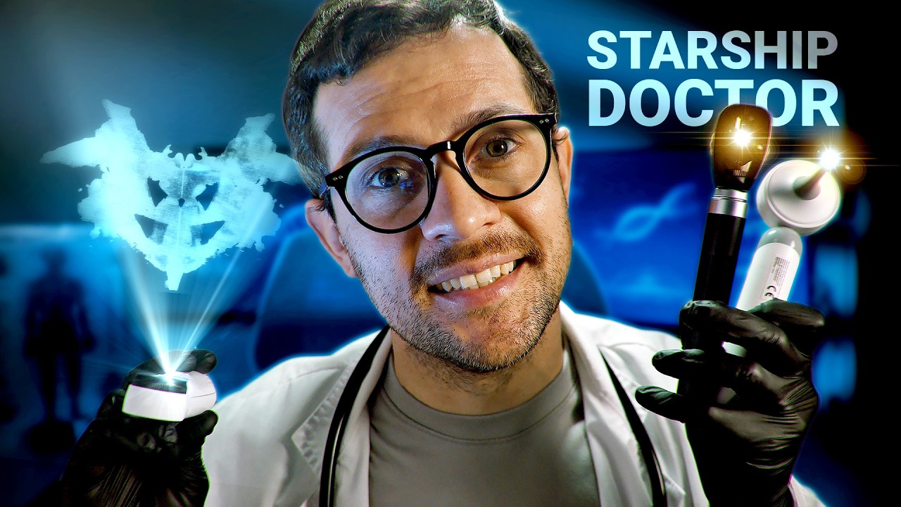 ASMR General Medical And Mental Exam On The Starship | Sci-Fi Role Play