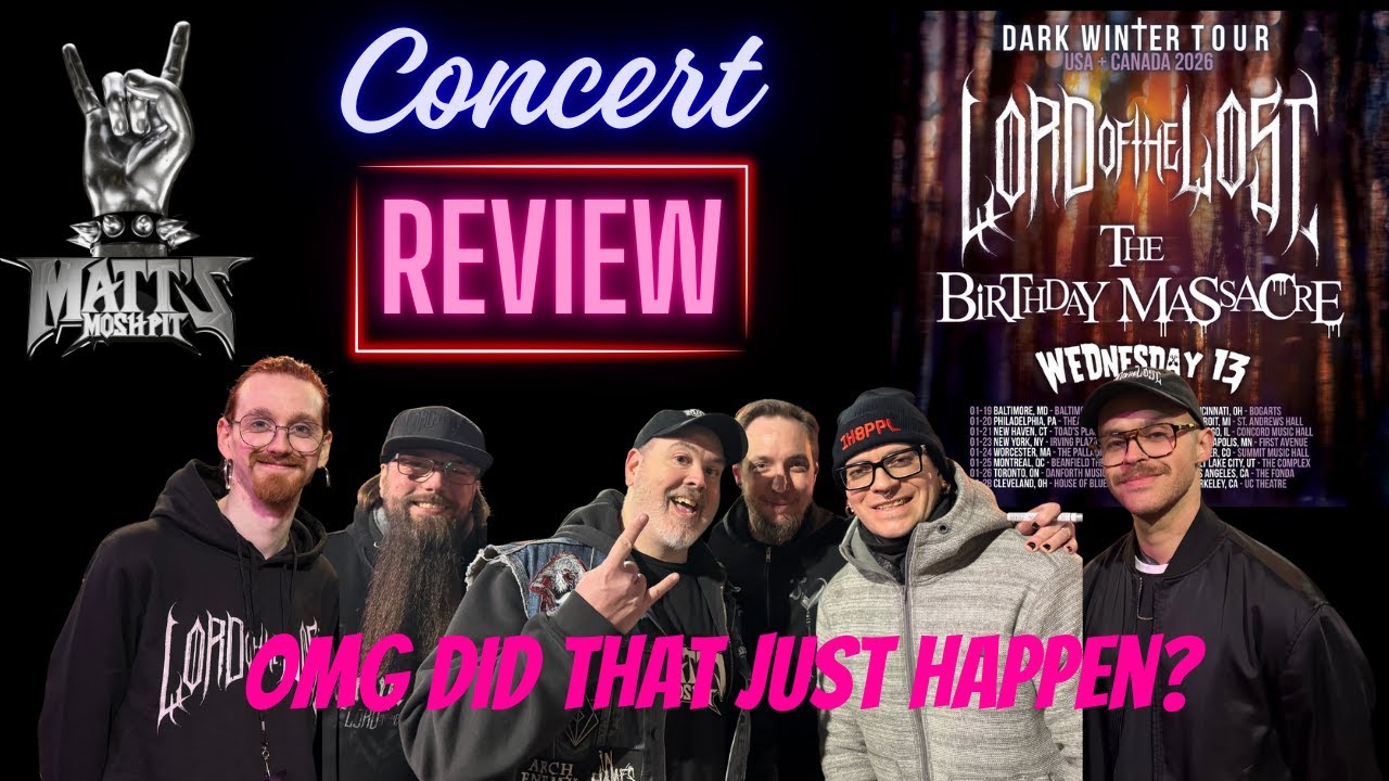 Lord of the Lost -  Dark Winter North American Tour 2026: Concert Review