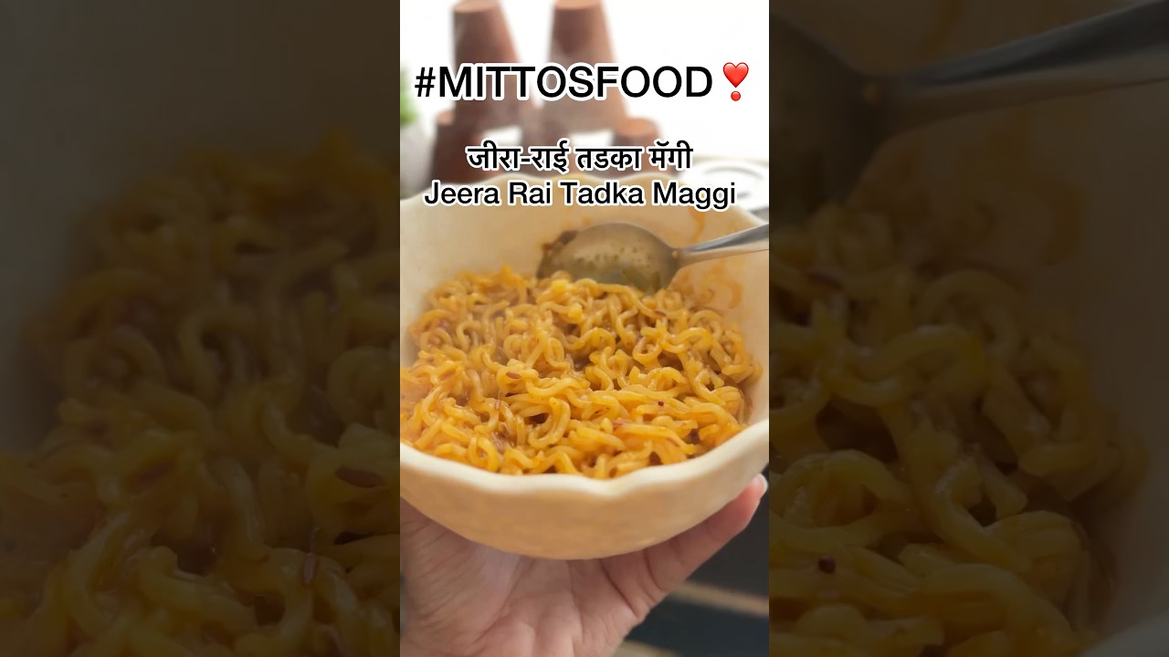 MAGGI | JEERA RAI TADKA | 2MIN cook| 