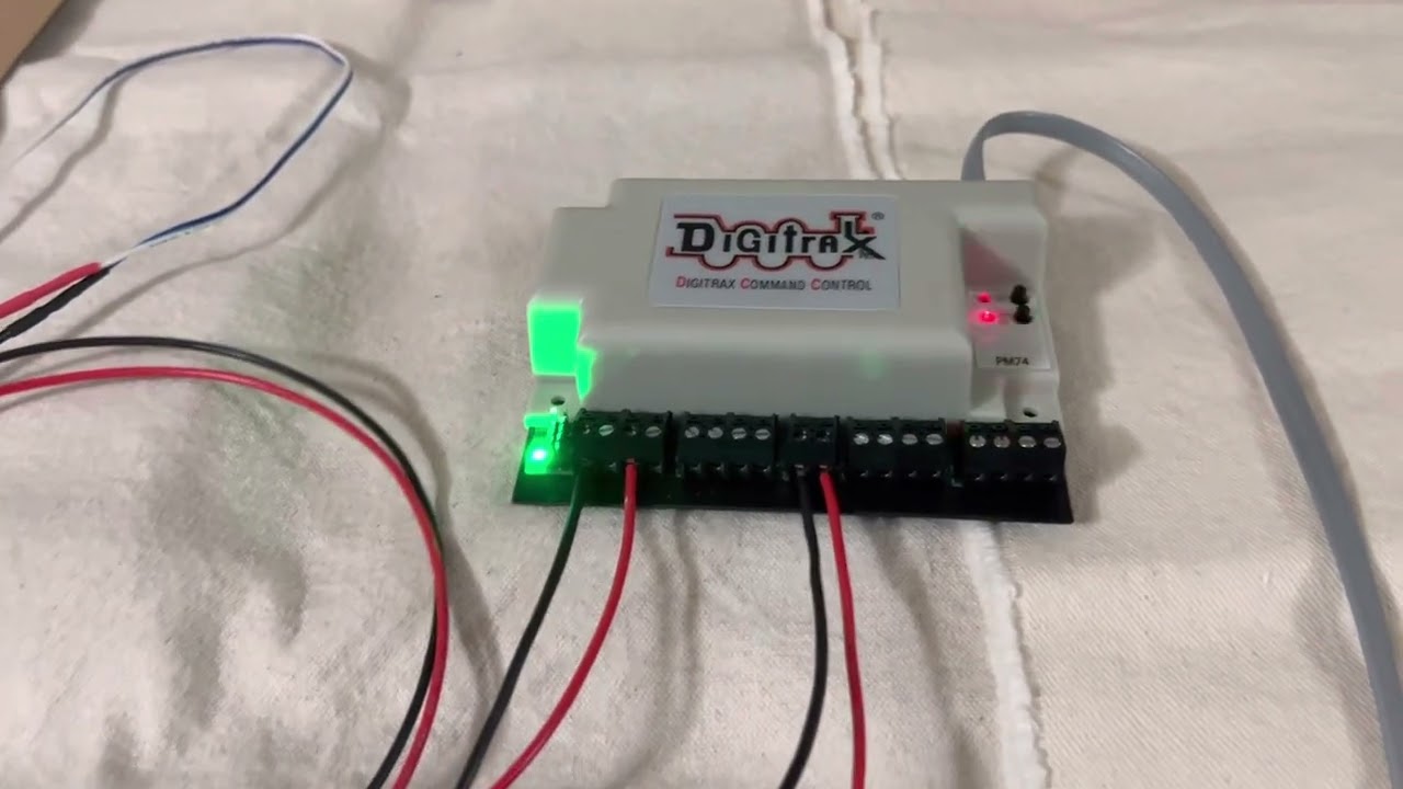 Digitrax PM74, Rail A & Rail B Testing (Video#7)