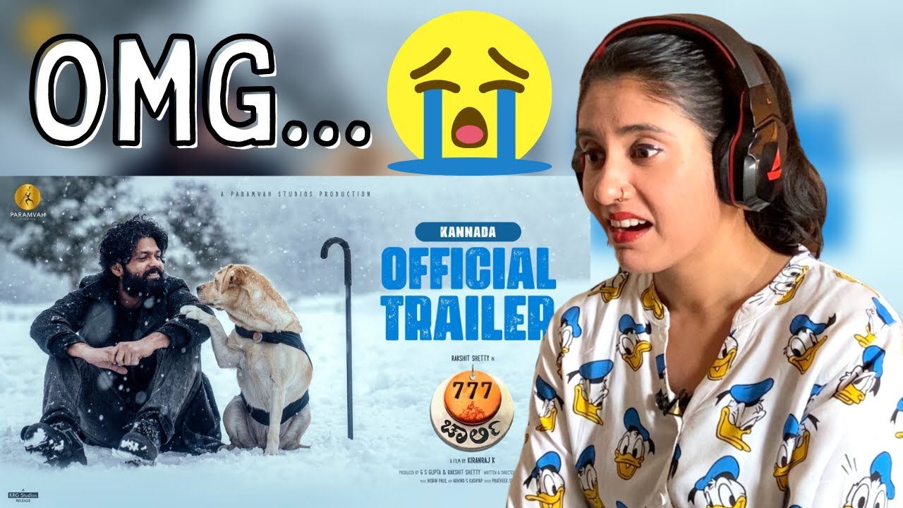 777 Charlie Trailer (Kannada) Reaction  | Rakshit Shetty | Kiranraj K | Nobin Paul | Ashmita Reacts