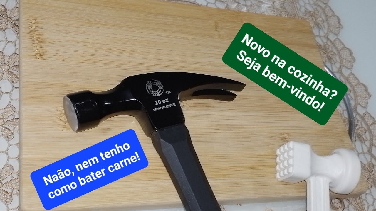 Martelos com CABO de FIBERGLASS: força e conforto superiores!