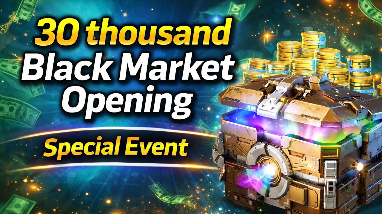 SPECIAL EVENT 🎁 - 30,000 Black Market || War Robots 