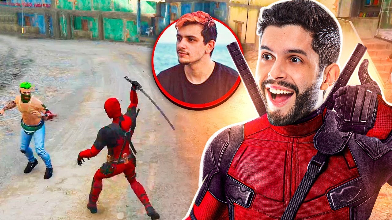VIREI O DEADPOOL E TROLLEI O GABE NO GTA RP!!