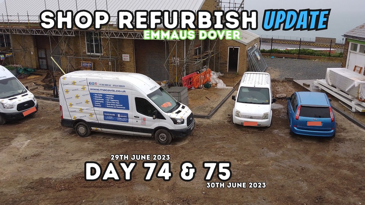 Emmaus Dover Shop Refurb UPDATE - 29th and 30th June 2023