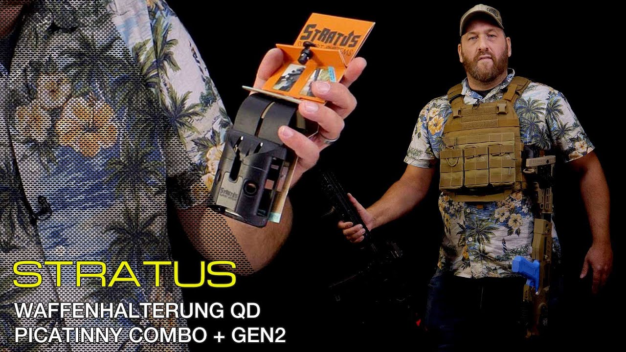 STRATUS SUPPORT SYSTEMS QD PICATINNY COMBO + GEN2 HOLSTER