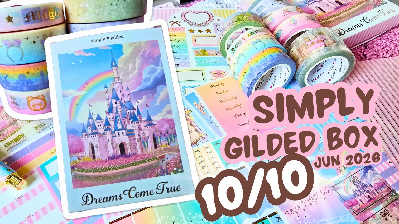 SIMPLY GILDED BOX | unboxing junho 2026 - Dreams Come True
