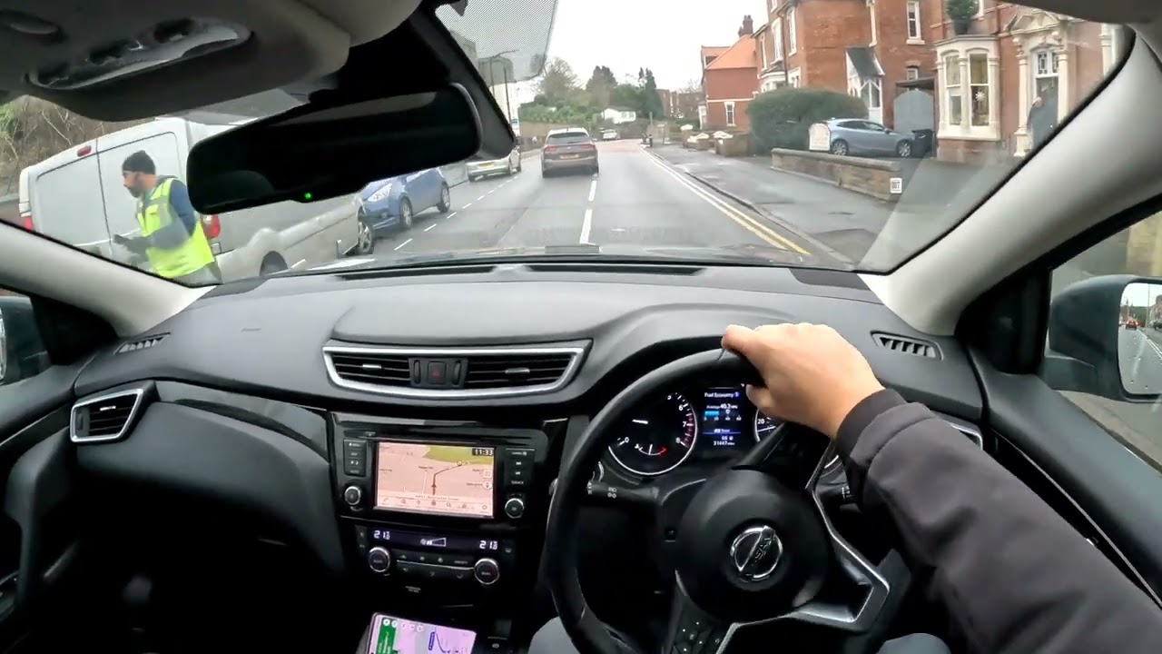 Nissan Qashqai Tekna 2020 City Drive tour 4K 60fps go pro 11