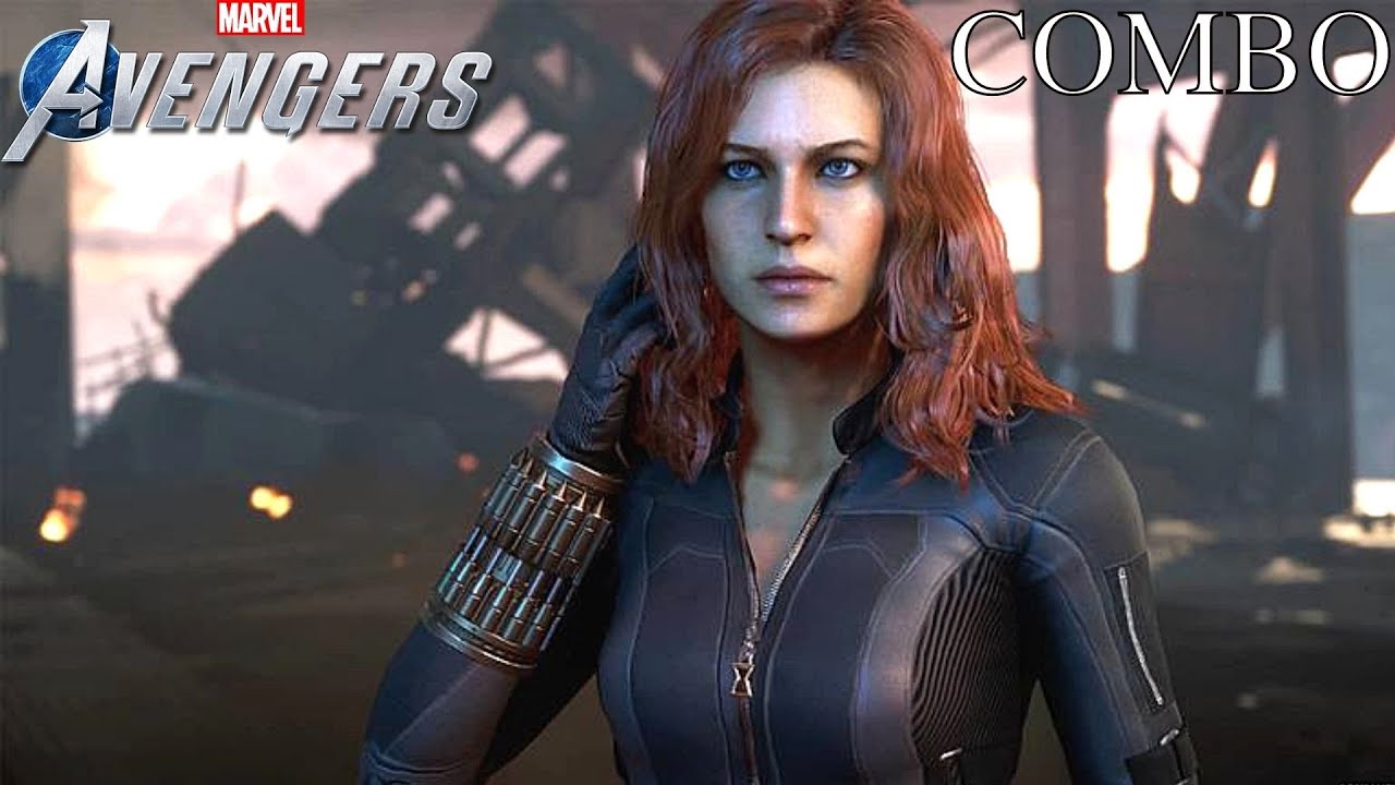 BLACK WIDOW - Natasha Cool Combos & Moves Showcase | MARVEL'S AVENGERS