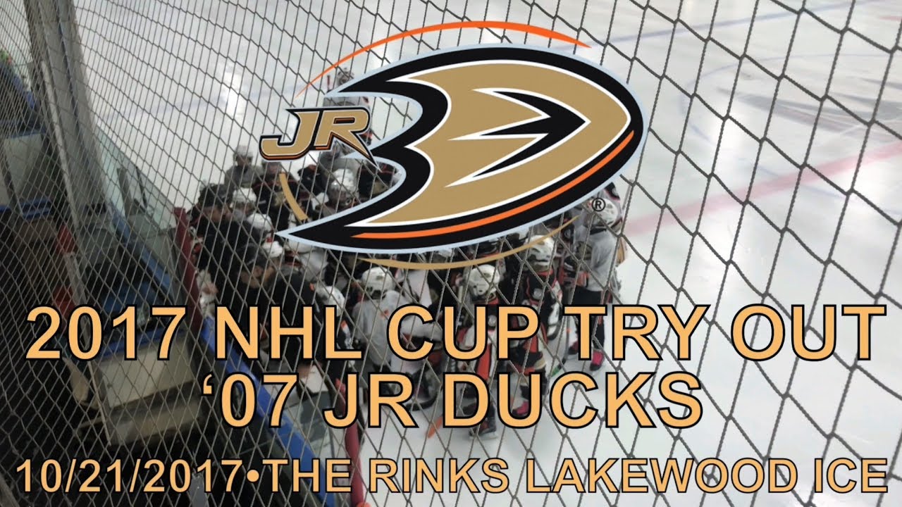 2007 Jr Ducks Try Out for 2017 NHL Cup