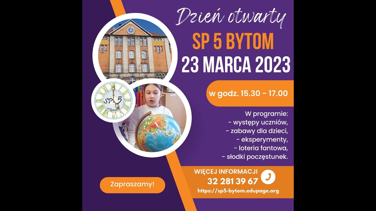 Dzień Otwarty w Szkole Podstawowej nr 5 w Bytomiu 23.03.2023