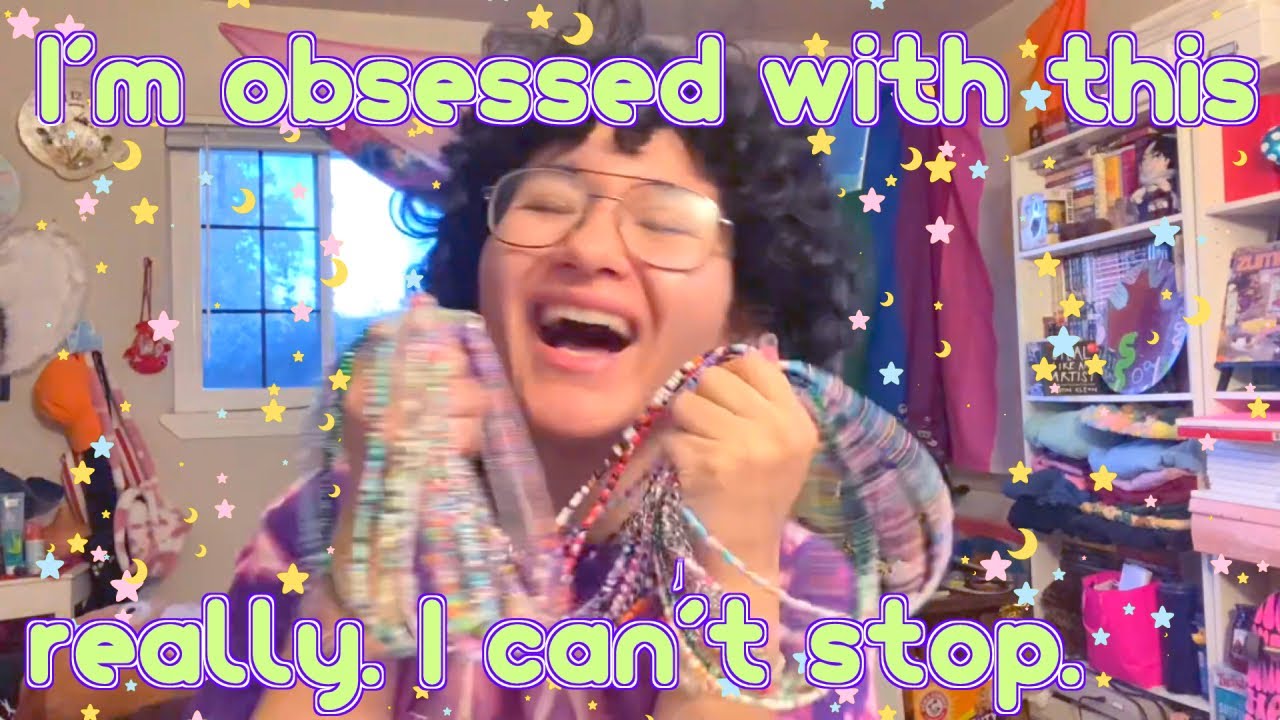 ☆.｡.:* trying out a bead spinner ! | beading ASMR .｡.:*☆