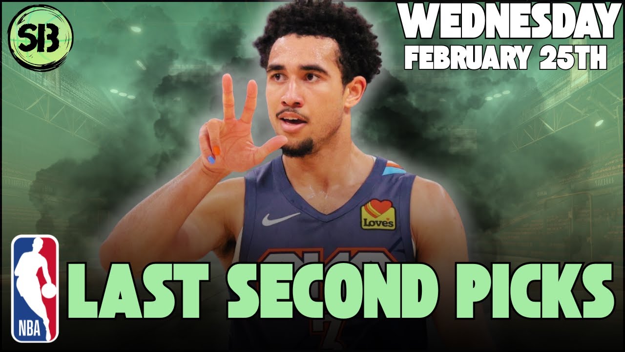 NBA Slate Breakdown w/@PipsNBA | Player Props, Best Bets, Value Hunting | Wednesday February 25th