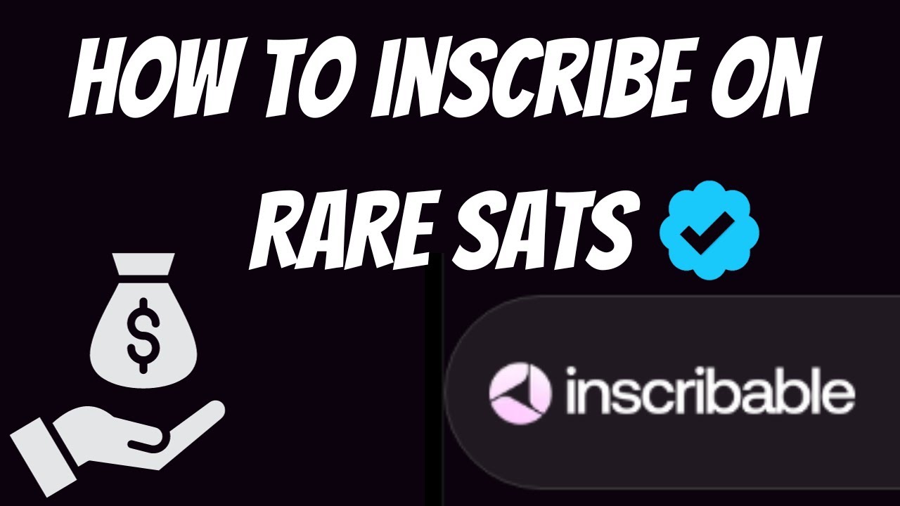 How to inscribe rare SATs using Inscribable.xyz
