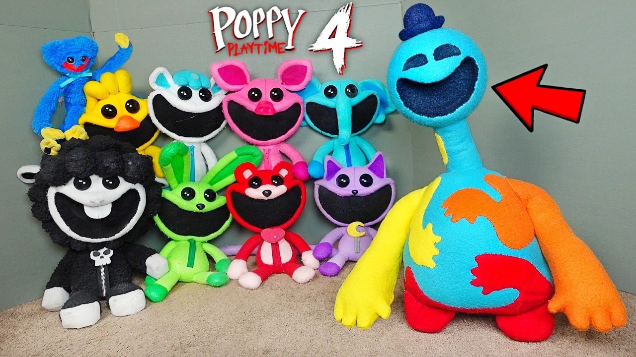 All Poppy Playtime 4 - DOEY THE DOUGHMAN, YARNABY - Boss Fight - FULL Gameplay (Nightmare Critters)