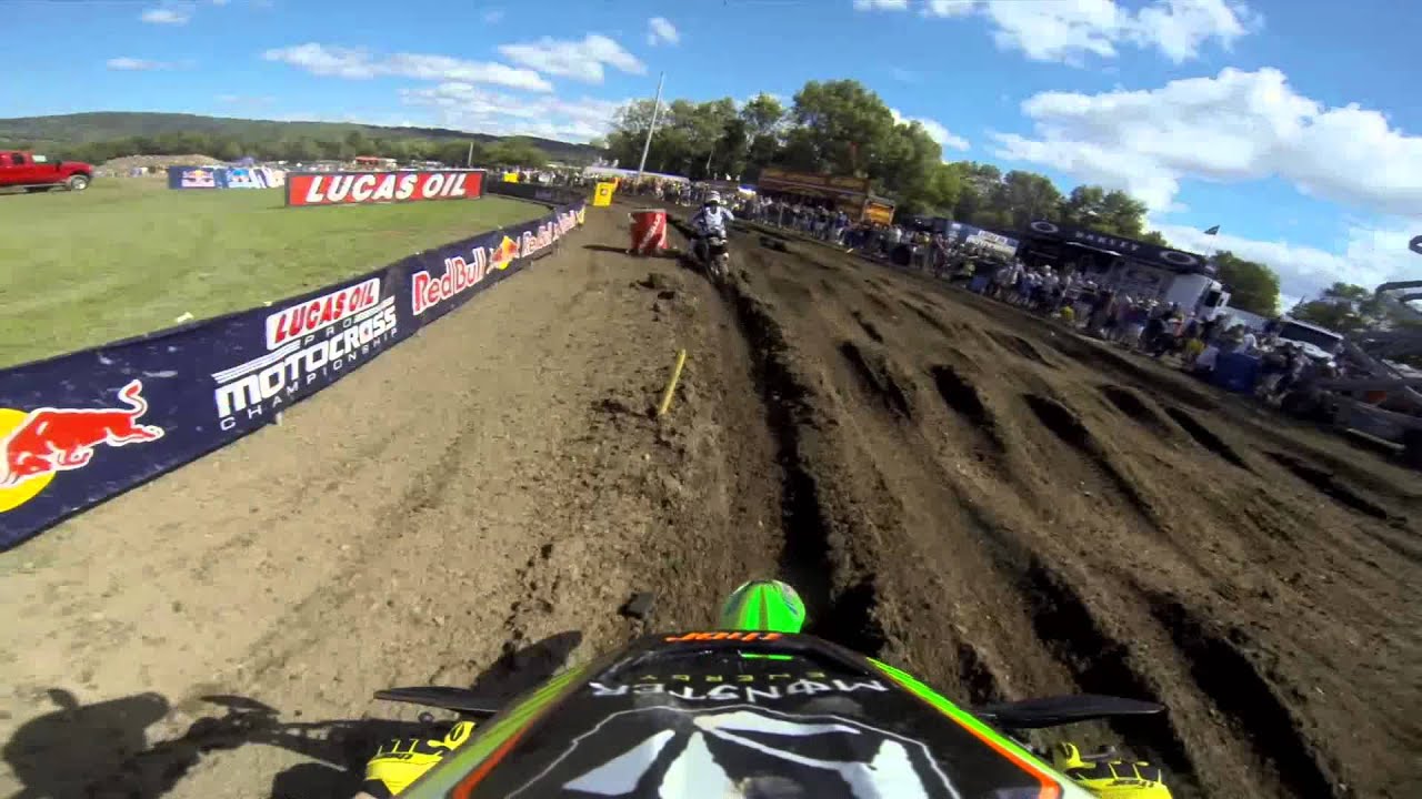 GoPro HD: Ryan Villopoto Moto 2 - Unadilla MX Lucas Oil Pro Motocross Championship 2013