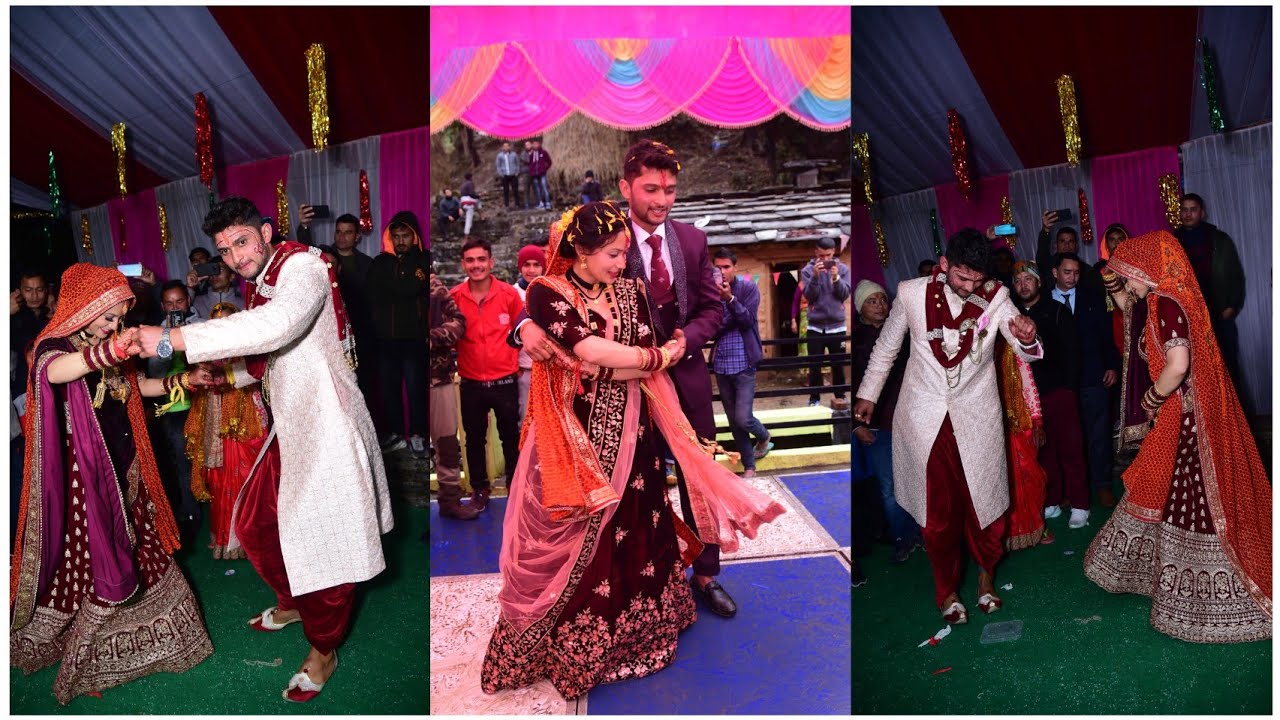 दूल्हा दुल्हन का ऐसा डांस कभी नहीं देखा होगा !! couple dance!! wedding highlight vlogs!!Munsyari!!