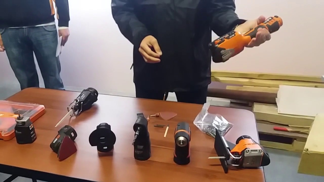 Работа насадок (OMNI Heads working) AEG OMNI PRO