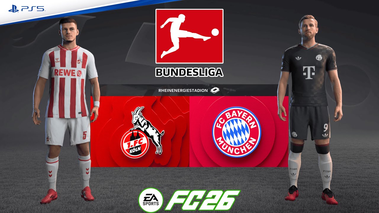 FC Koln v Bayern Munich | Bundesliga 25/26 Matchday 17 | Full Match | FC 26 - PS5™[4K]