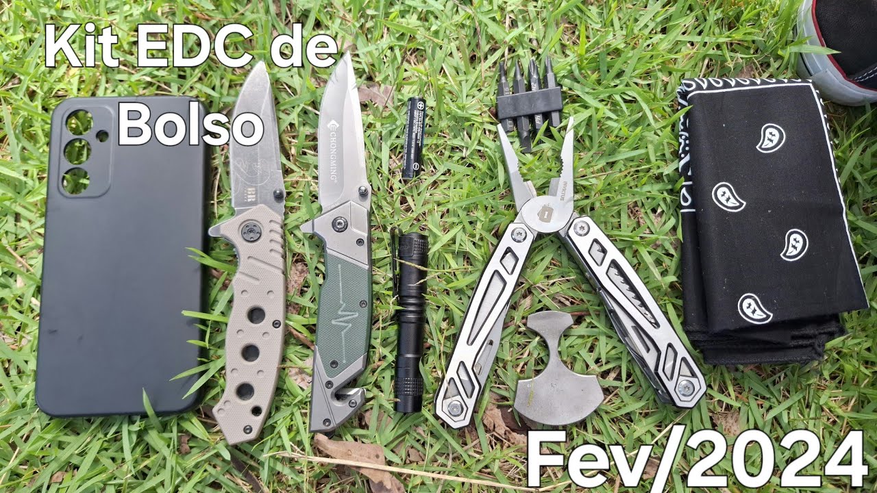Meu Kit Edc de Bolso!! (Atualização Fevereiro de 2024)