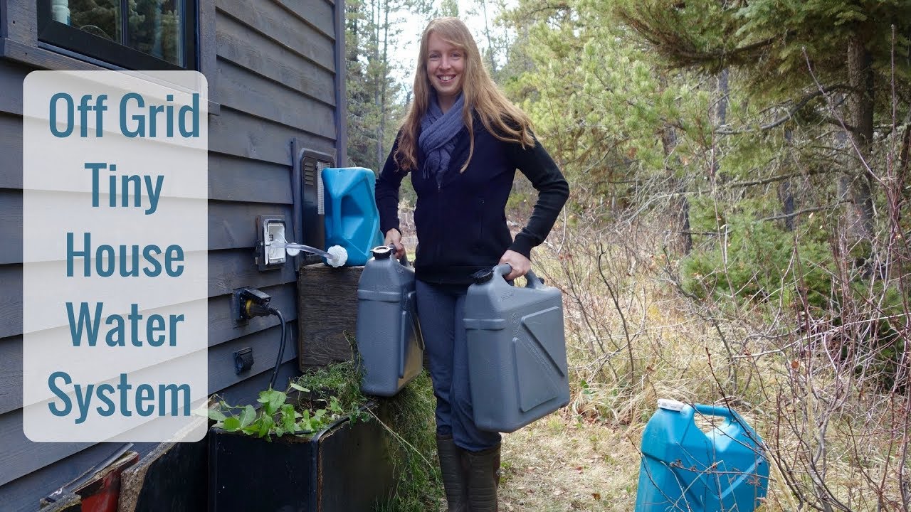 Life in a Tiny House called Fy Nyth - Off Grid Water System