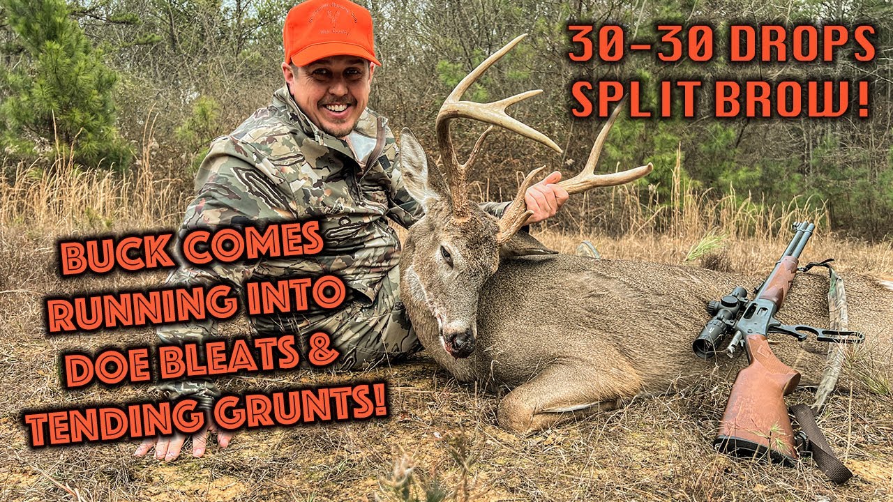 DEER HUNTING WITH RIFLE | 30-30 drops Big BUCK!