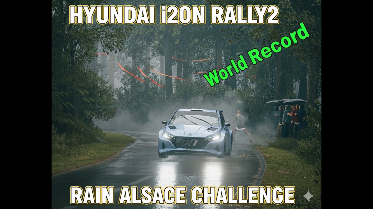 Assetto Corsa Rally -I20N Rally2 Rain Challenge World Record-