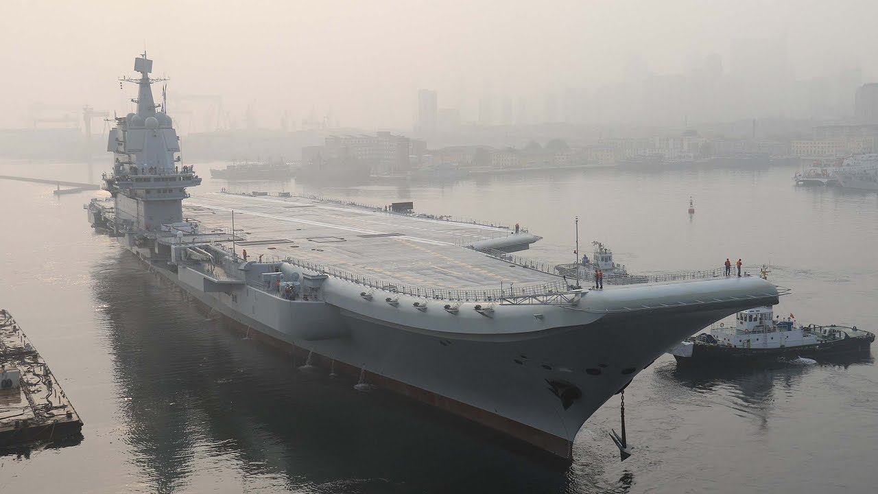 China's first domestically built aircraft carrier begins sea trials