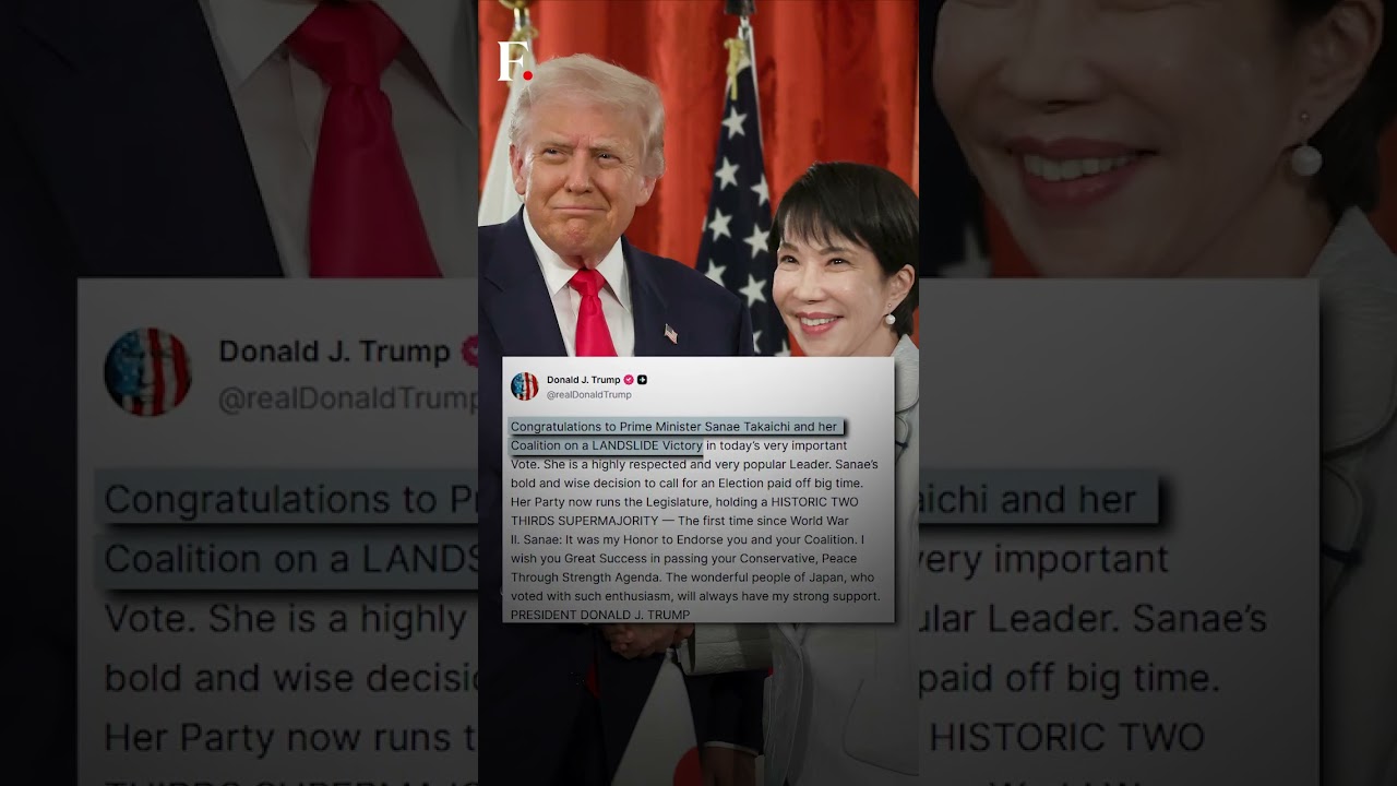 Trump, Modi, Meloni Congratulate Japan&rsquo;s Sanae Takaichi On Snap Election Victory | N18G