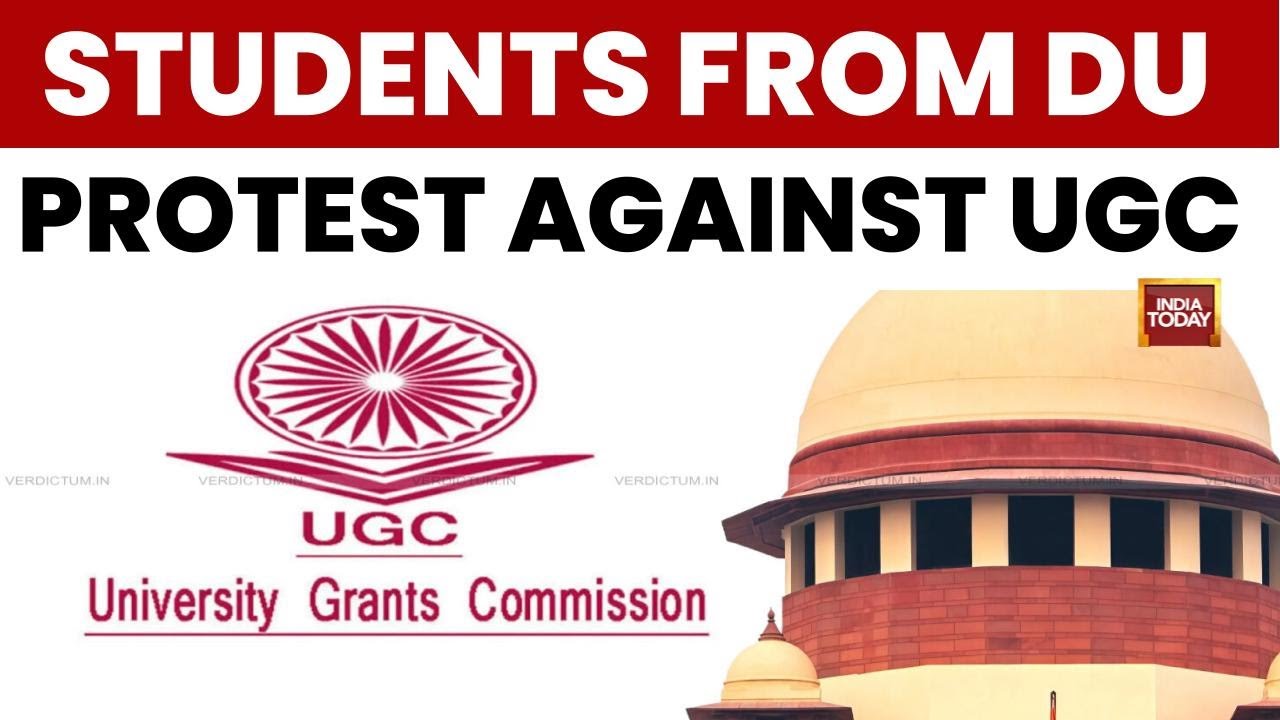 Delhi University Students Protest Against New UGC Equity Regulations, Campus Tensions Rise Update!!