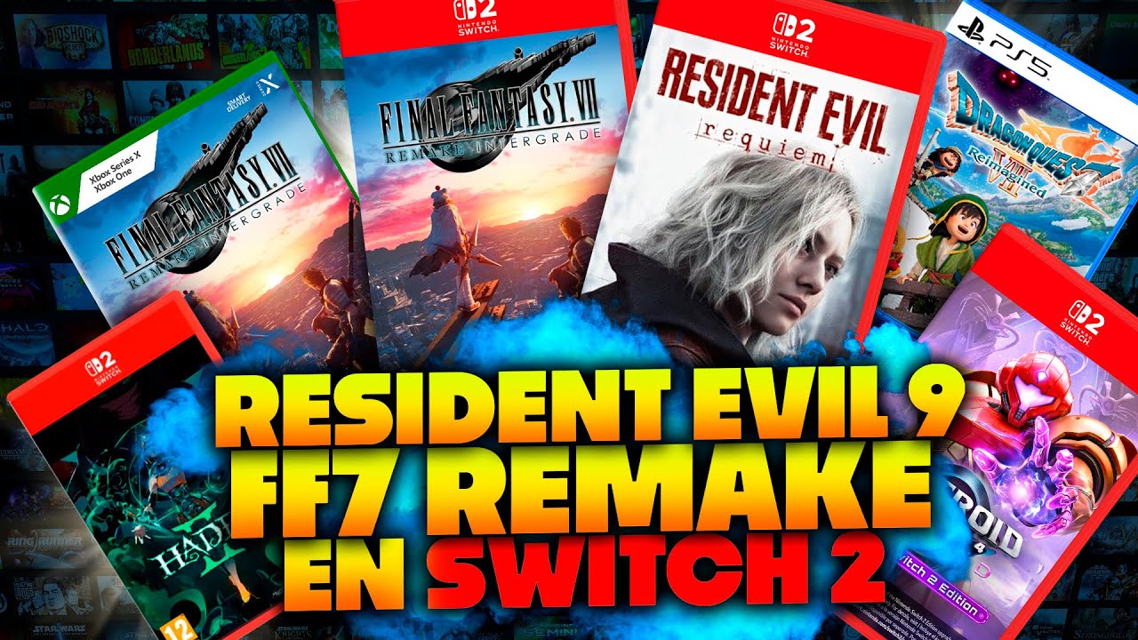 Resumen Nintendo Direct 🔥 Resident Evil 9 en Switch 2 🔥 FF7 Remake Intergrade en XBOX y SWITCH 2