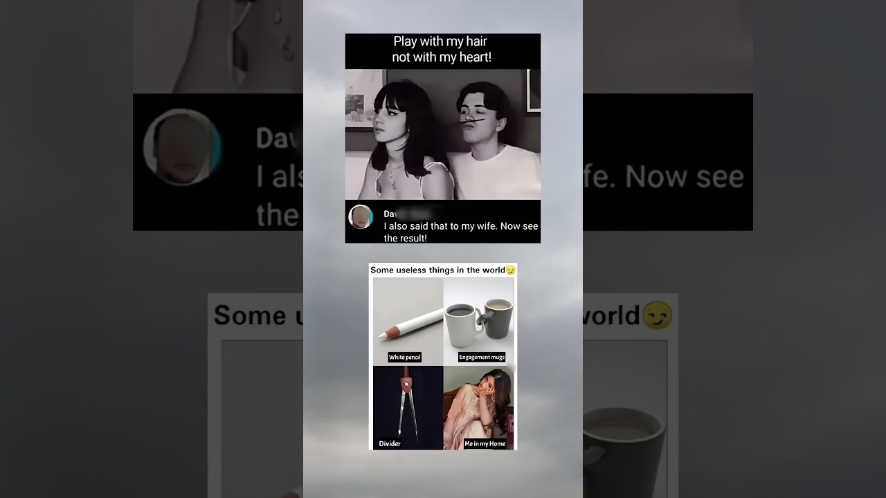 They say play with my hair not with my heart but results be like 😂🤣