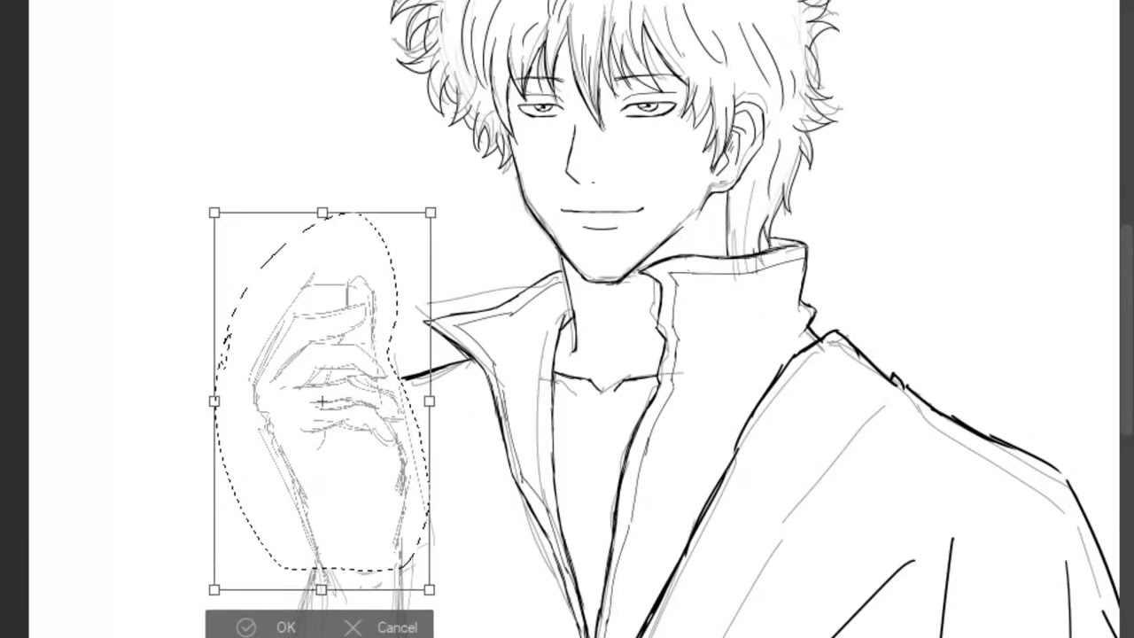 Sakata Gintoki and Takasugi Shinsuke Sketch - Speedup