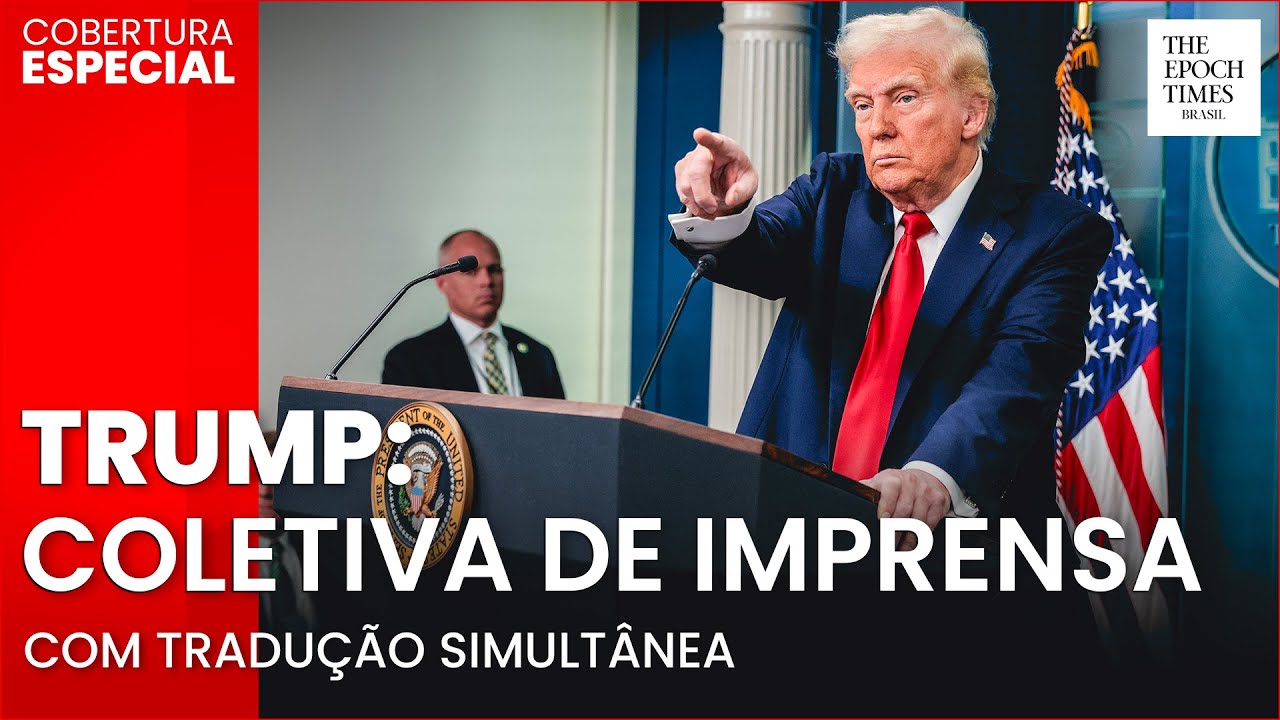 🔴 AGORA: Trump convoca coletiva de imprensa em meio a Guerra contra Irã | Tradução simultânea