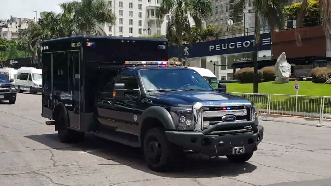 President TRUMP motorcade in Buenos Aires / G20