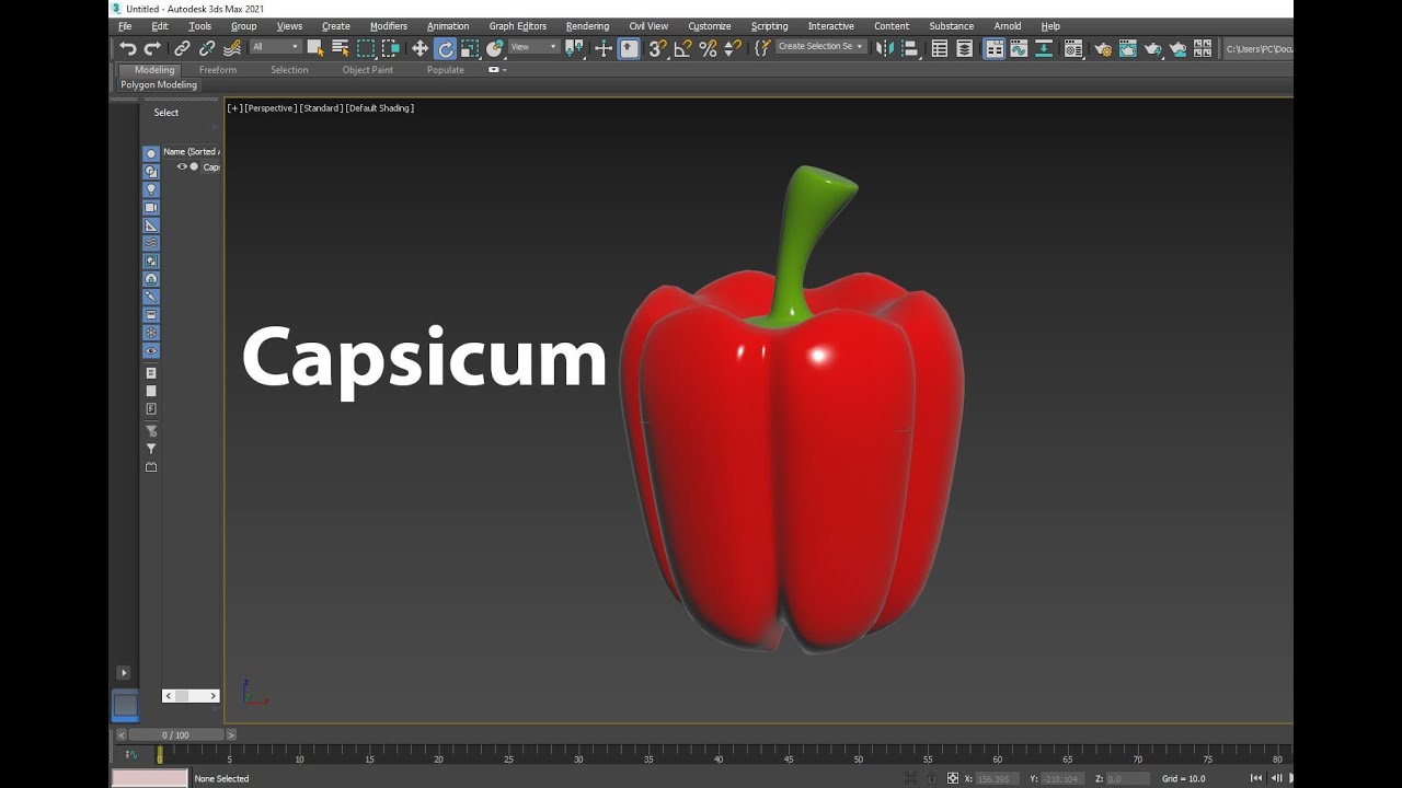 Capsicum Modeling Tutorial .