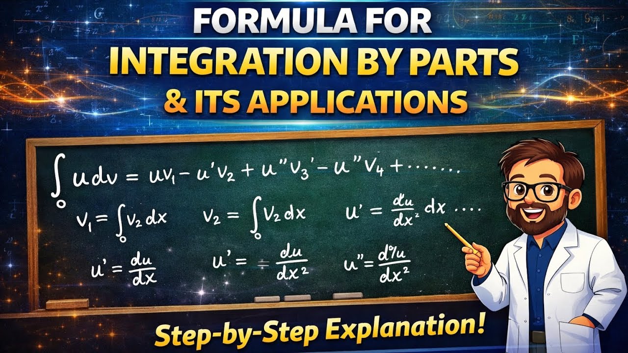 Integration by Parts Formula & Applications | Must-Know Method