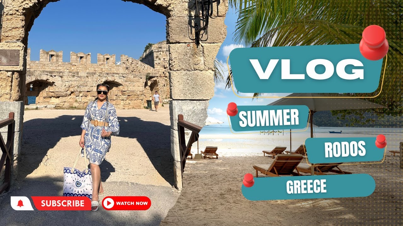 Greece Vlog 🇬🇷 | ڤلوگا من ل يونان ، ببينە چاوا چوینە بنێ ئاڤێ دا  🌊😱