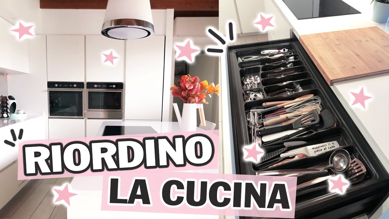 RIORGANIZZO LA MIA CUCINA!