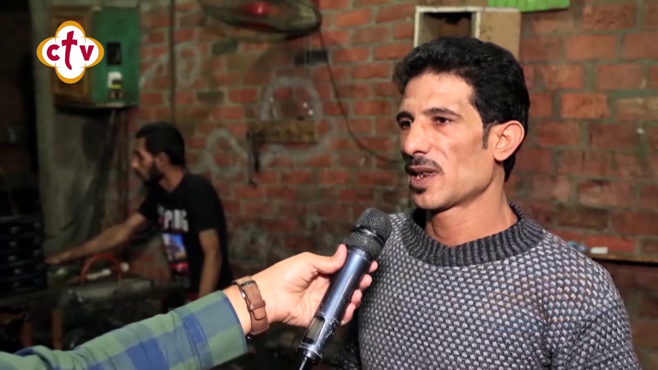 ورشة صغيرة لمراحل تصنيع نعال الأحذية | من برنامج صباح النور | مع إسحق يونان وهبه كميل