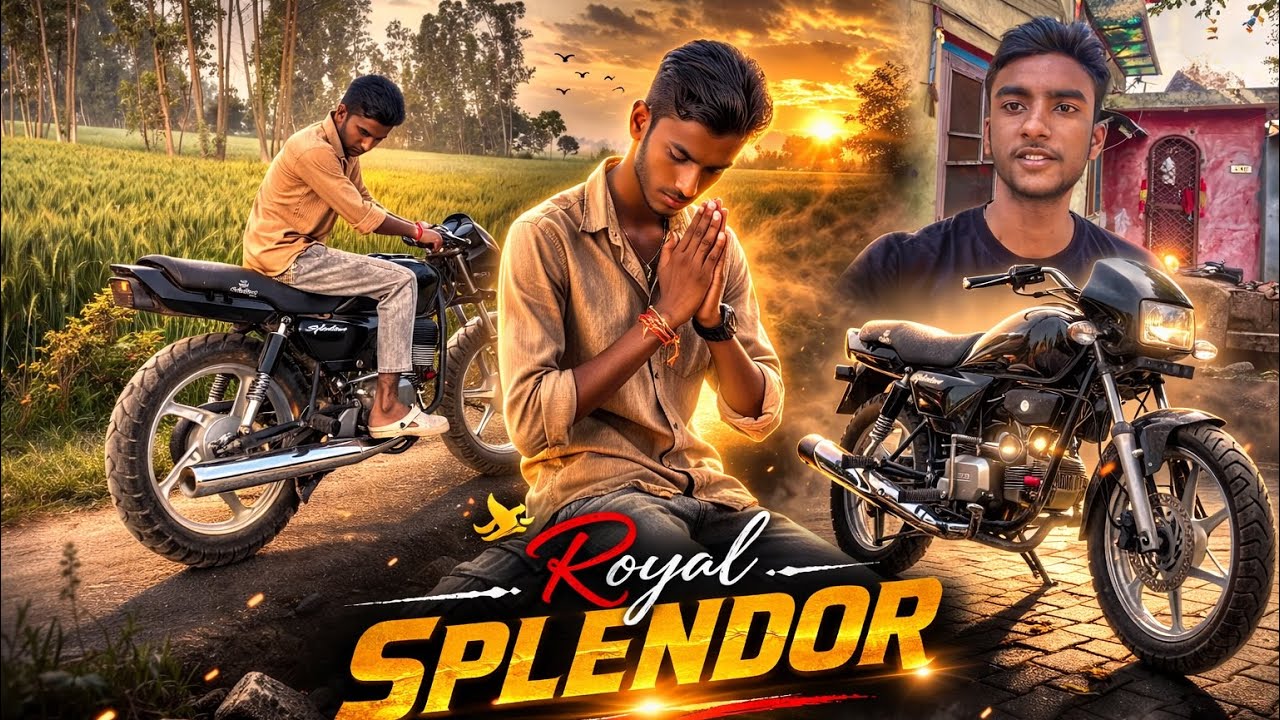 Royal Splendor Boy 👑 | Desi Attitude Ride l UK Rohan thakur