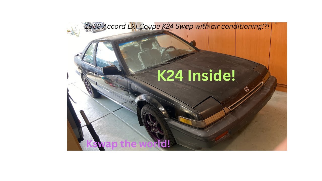 K24 Swap with AC into 3rd gen Accord LXI coupe