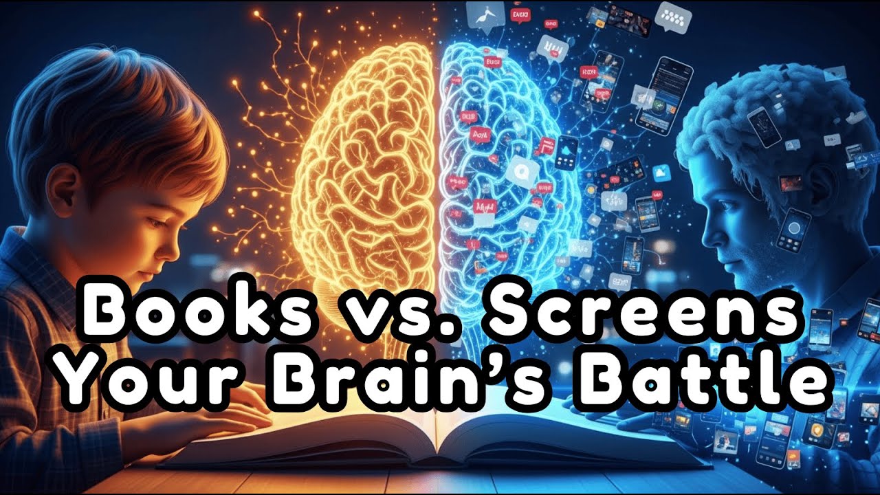 Books vs Screens | How Reading Rewires Your Brain | The Science Behind Reading