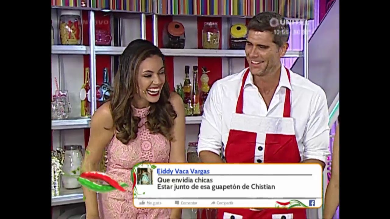 Sin dudarlo, Christian Meier cocinó en el programa de La Batidora