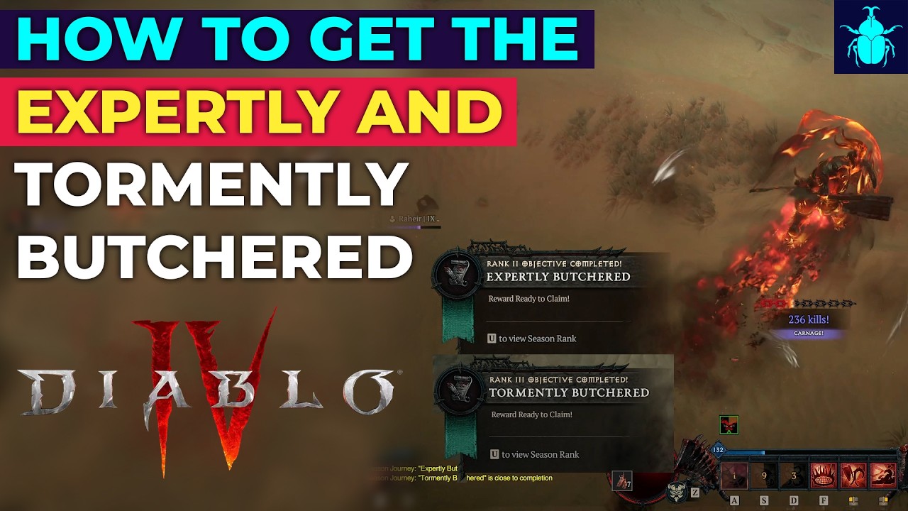 Diablo 4: Как быстро получить задания «Мастерски и мучительно убитые»