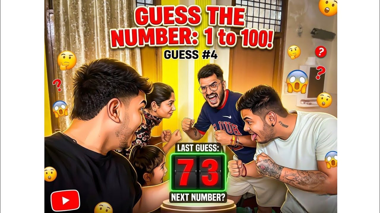 Sirf ek number… aur dimaag hil gaya 😳 || Guess the Number Challenge 🤔